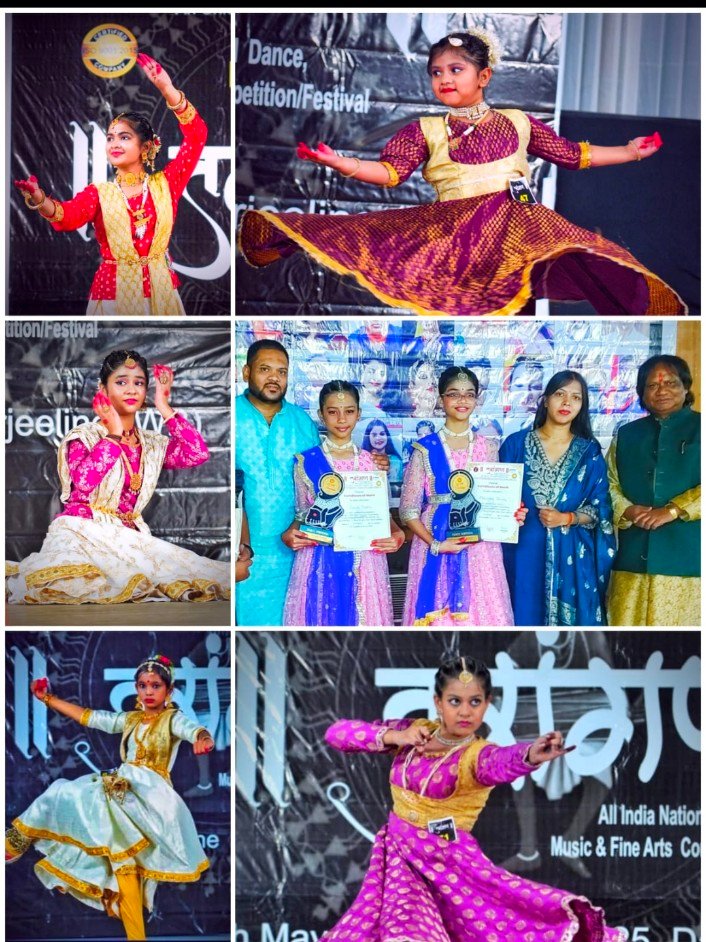 सारंगढ़ की बेटियों ने दार्जिलिंग में लहराया छत्तीसगढ़ का झंडा, राष्ट्रीय मंच पर छाई कथक की चमक