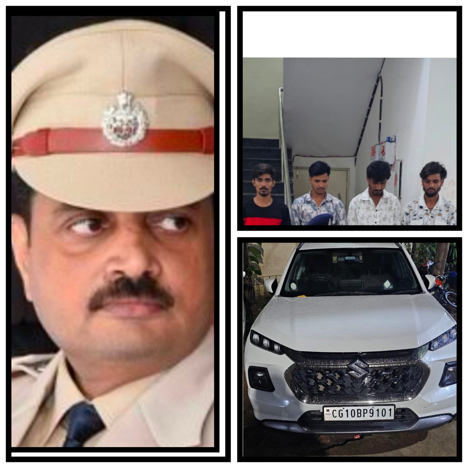 बिलासपुर में रफ्तार की सनक पर SP रजनेश सिंह का एक्शन: स्टंट करते चार युवक गिरफ़्तार, बना रहे थे सेल्फी और वीडियो