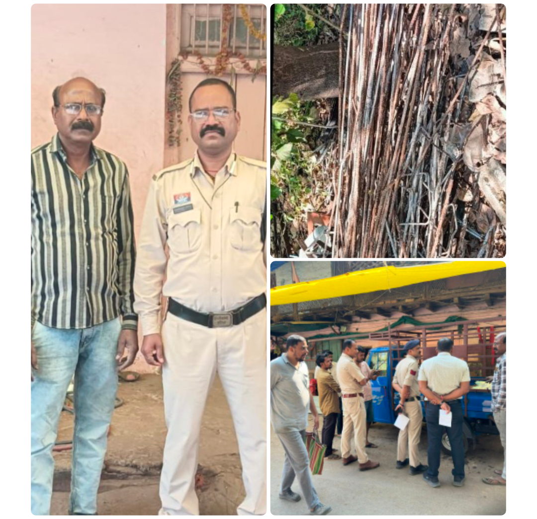 बिलासपुर: कबाड़ी जावेद मेमन के दुकान में भी पुलिस ने मारा छापा