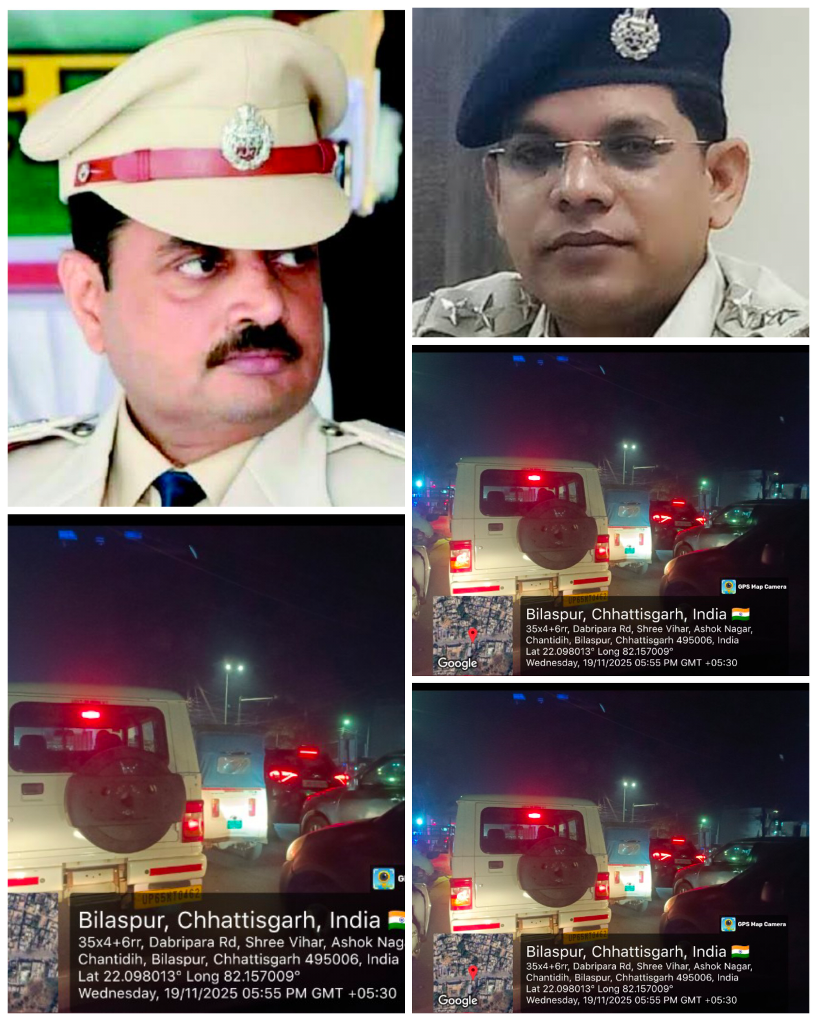 बिलासपुर ट्रैफिक बेहाल! SSP रजनेश सिंह के दावों की खुली पोल—सरकण्डा में घंटों जाम, पूछने पर अतिरिक्त पुलिस अधीक्षक (यातायात) राम गोपाल करीयारे बोले: “मैं VIP ड्यूटी में हूँ।”