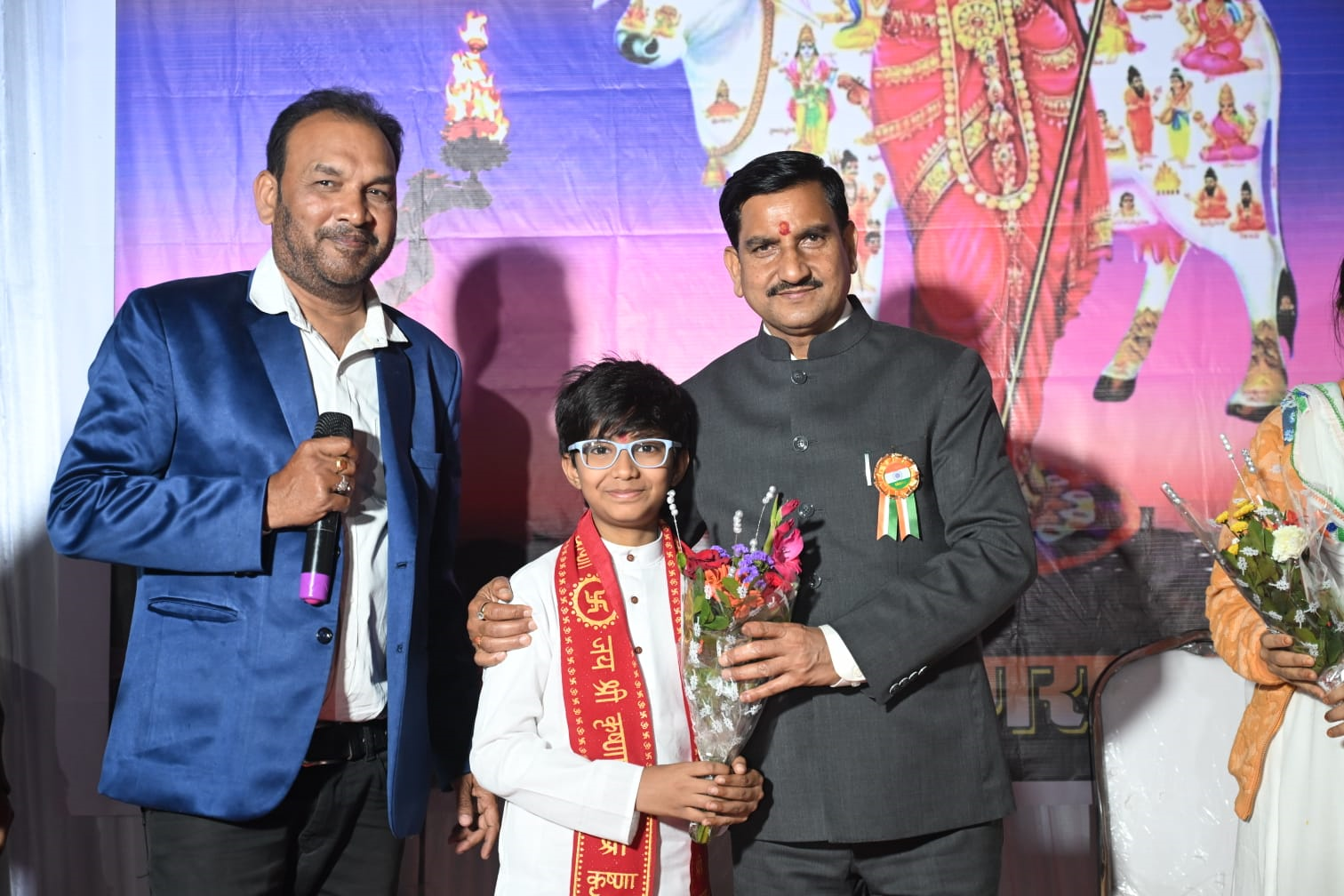 बिलासपुर: 77वें गणतंत्र दिवस पर पं. देवकीनंदन चौक में भारतमाता की भव्य महाआरती