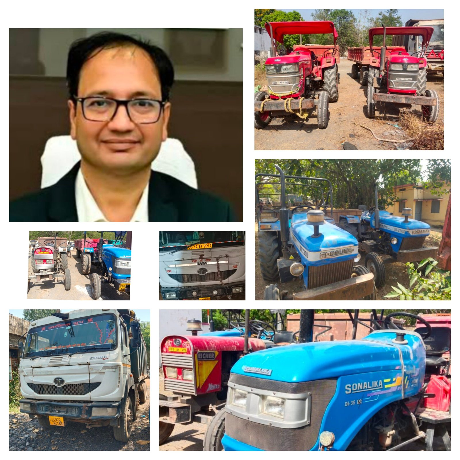 बिलासपुर में खनिज चोरों पर प्रहार: 8 वाहन जब्त, कलेक्टर संजय अग्रवाल का सख्त एक्शन!