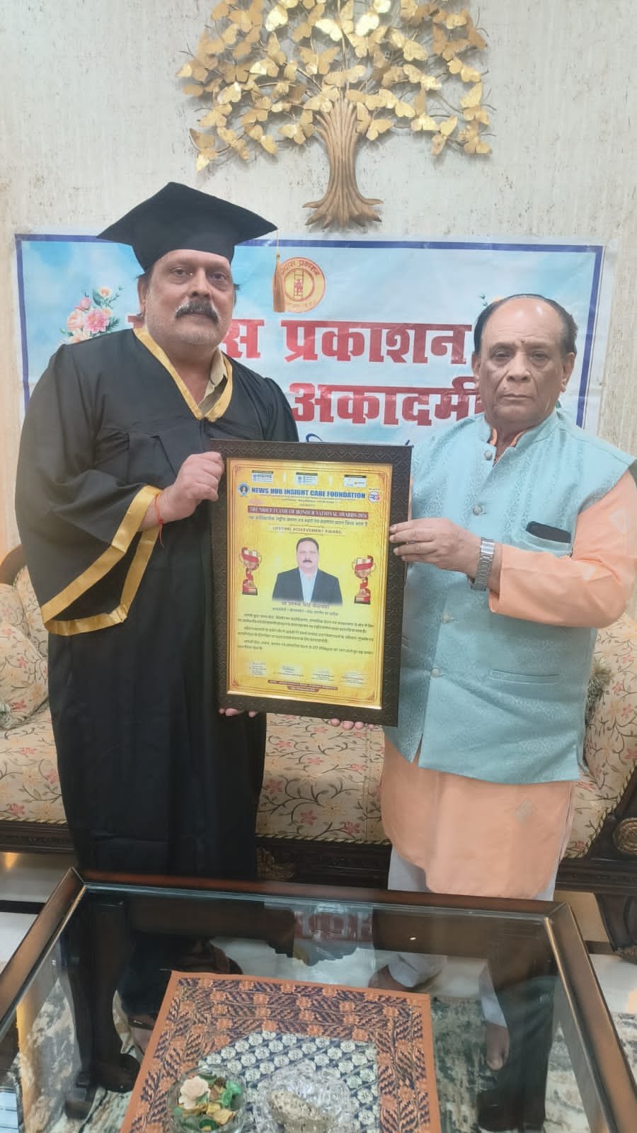 बिलासपुर: सेवा की लंबी पारी का राष्ट्रीय सम्मान, शैलेंद्र सिंह कछवाहा को मिला ‘राष्ट्रीय लाइफटाइम अचीवमेंट अवार्ड’